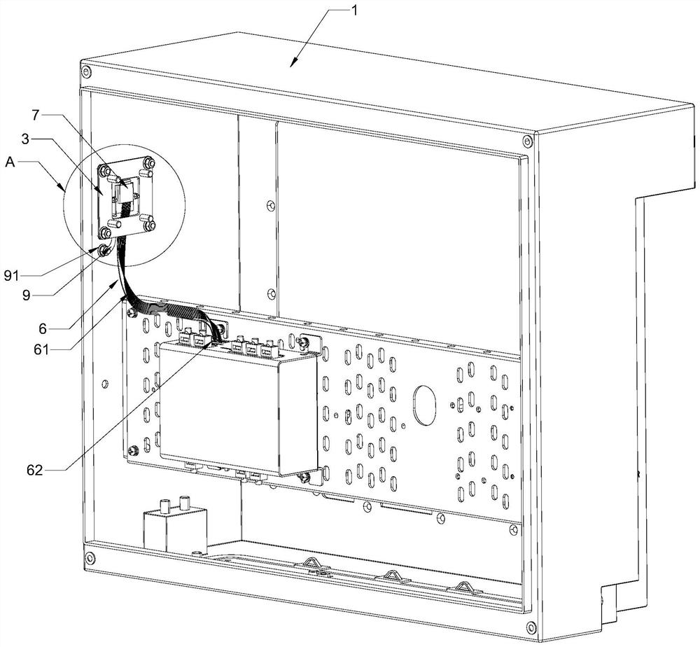 Memory card external connection structure applied to inverter