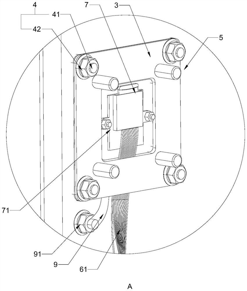 Memory card external connection structure applied to inverter