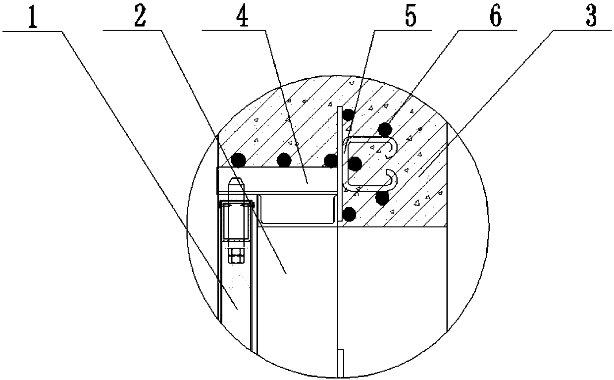 Installation method and structure of tunnel protective door with door first and wall behind