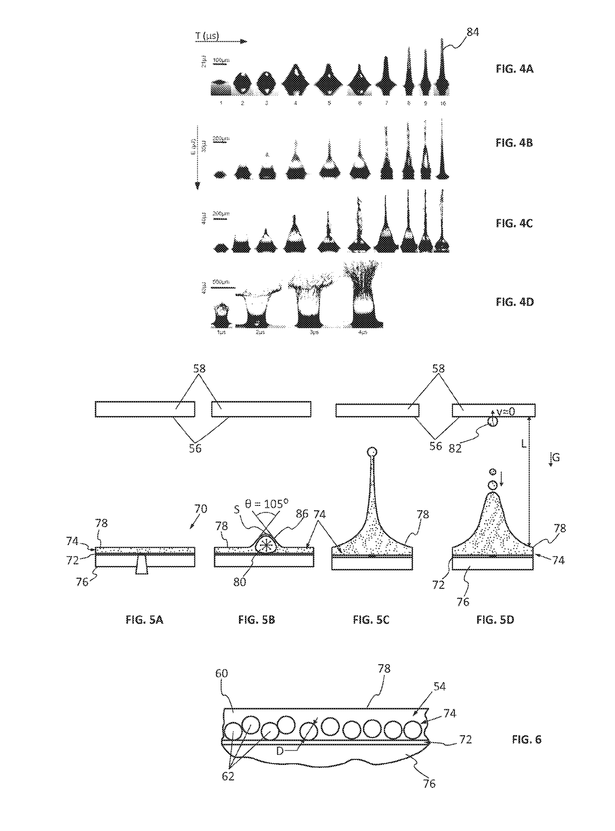 Method for laser printing biological components, and device for implementing said method