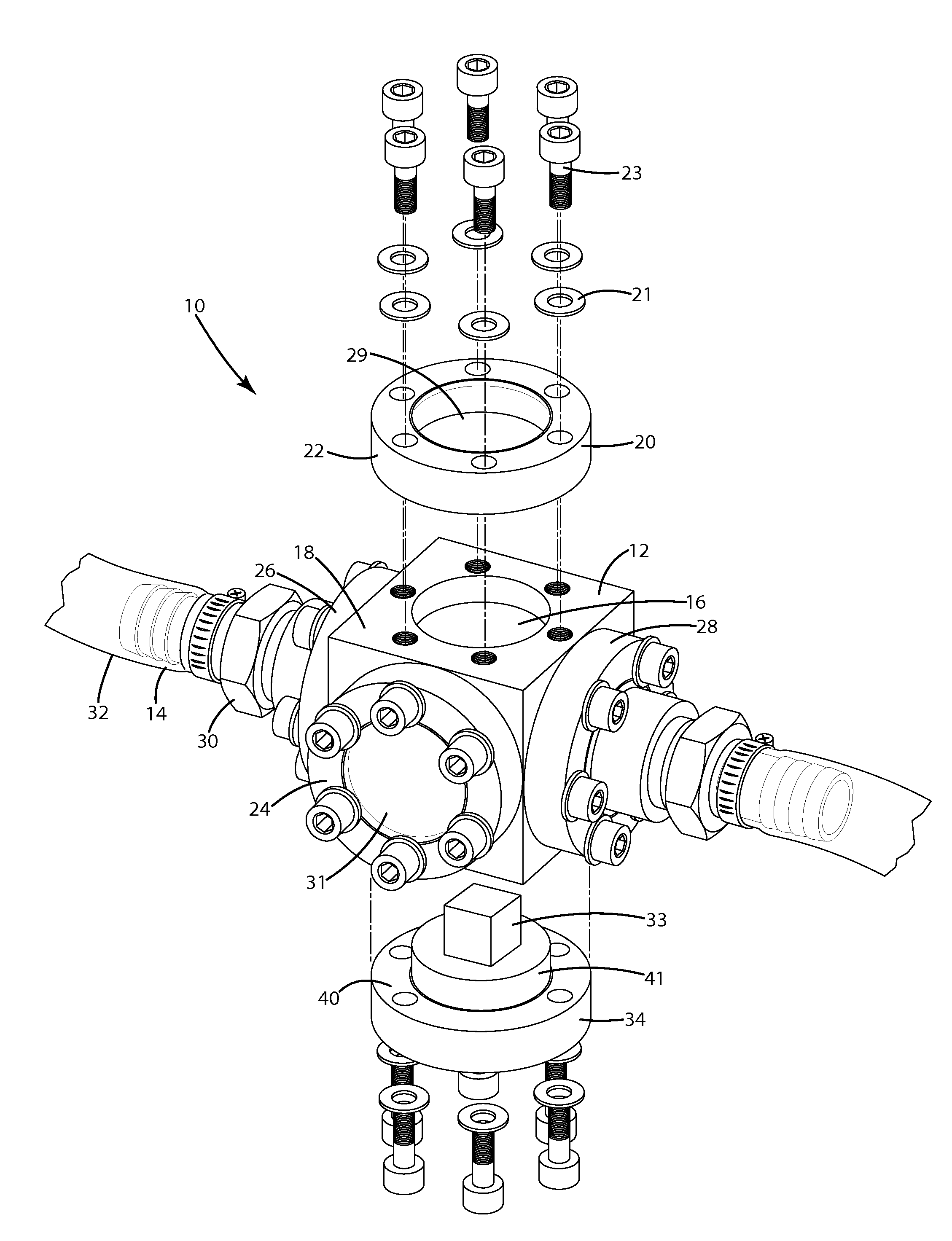 Repetitive pressure-pulse apparatus and method for cavitation damage research