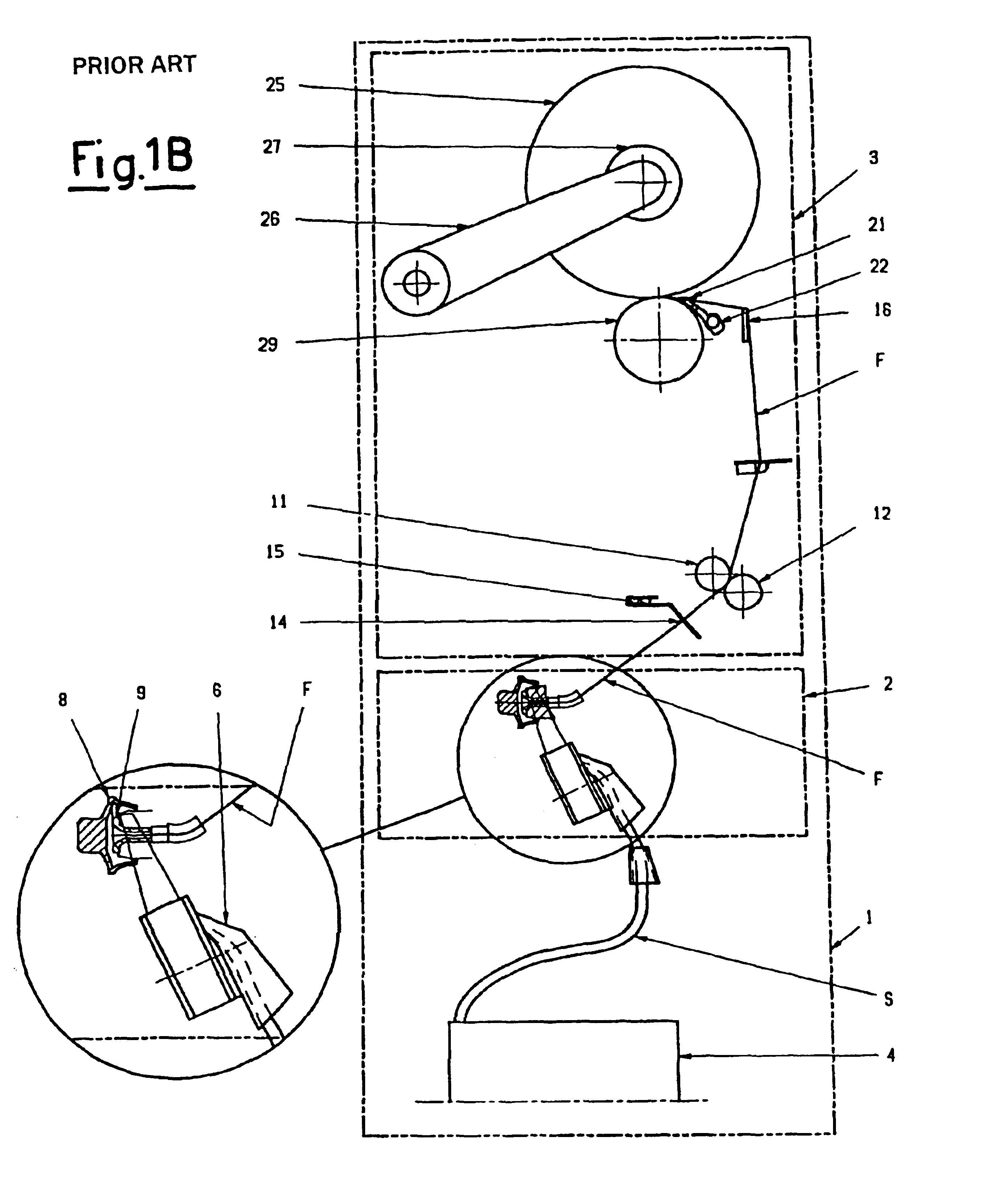 Thread-guiding device for collecting spun yarns on bobbins particularly for open-end spinning frames