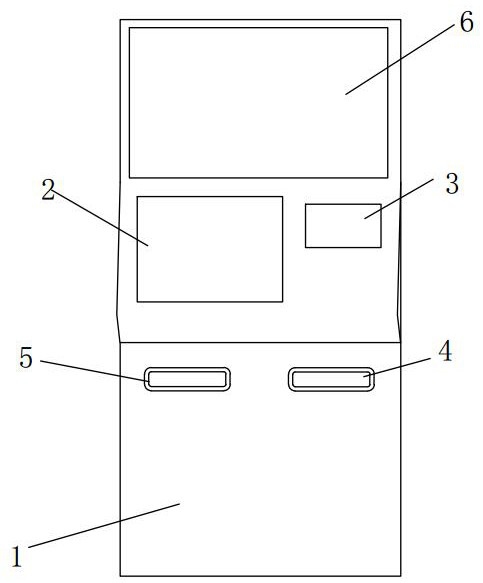 Intelligent hotel self-service check-in terminal