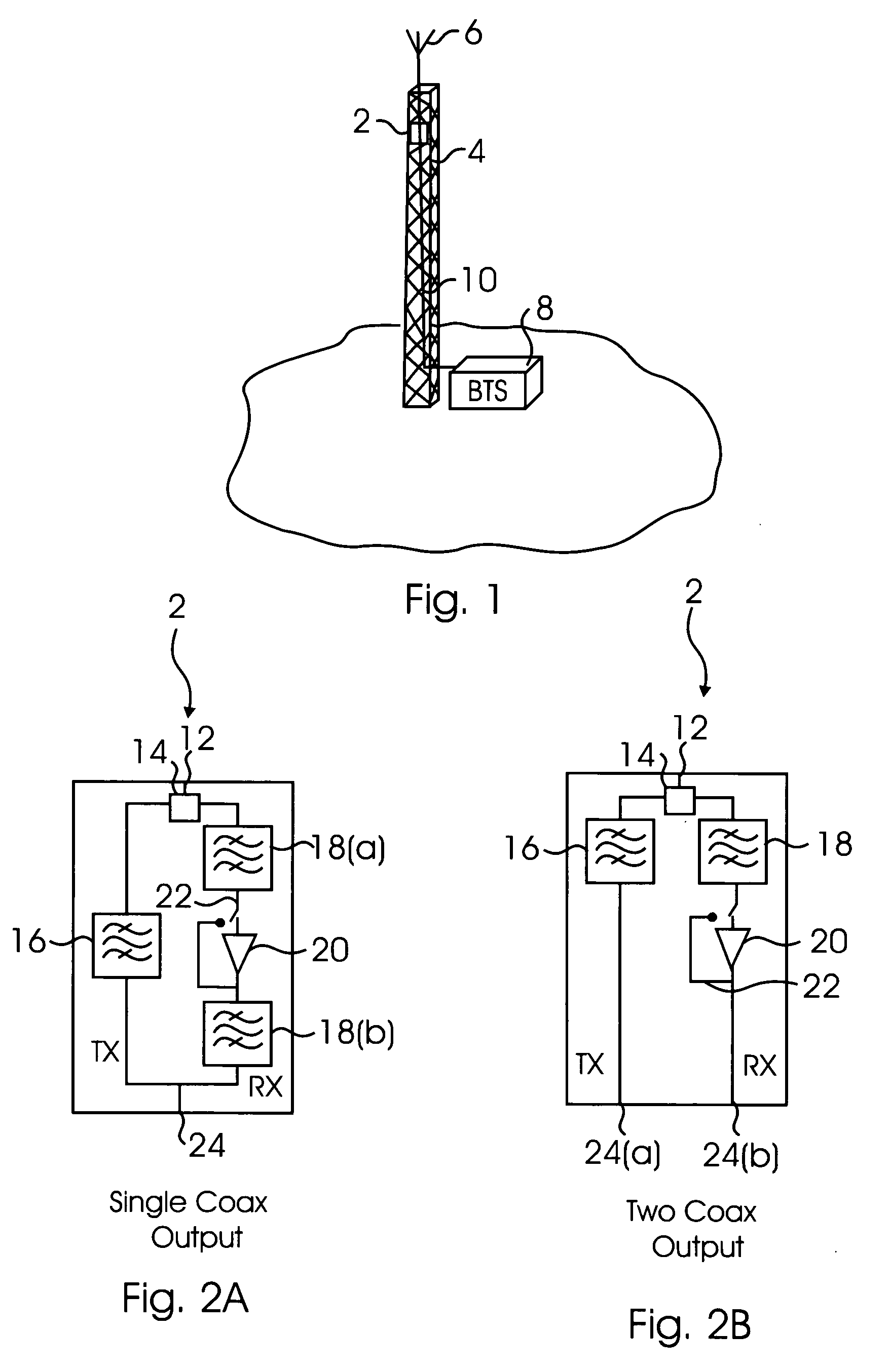 Dielectric loaded cavity filters for applications in proximity to the antenna