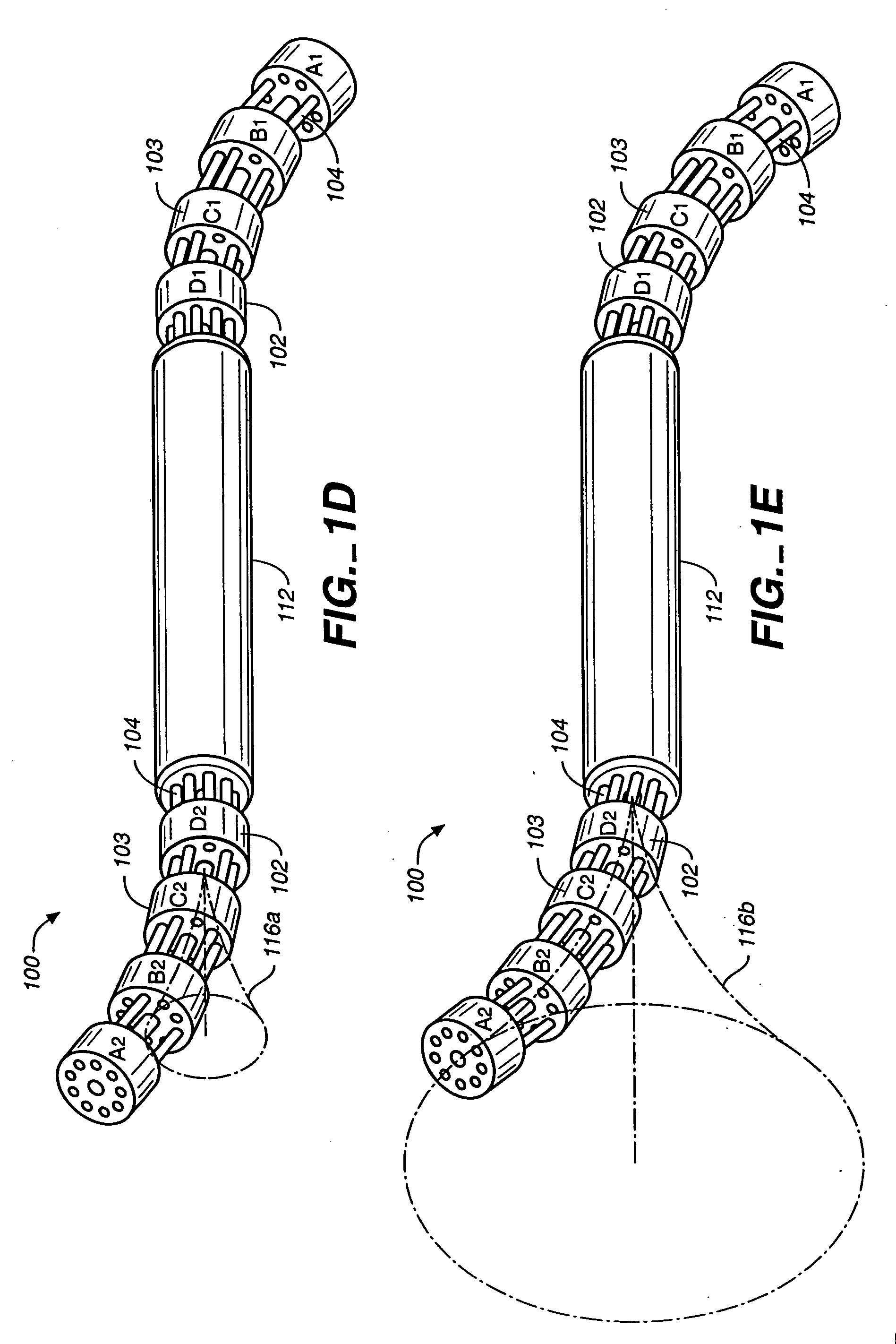 Articulating mechanism for remote manipulation of a surgical or diagnostic tool