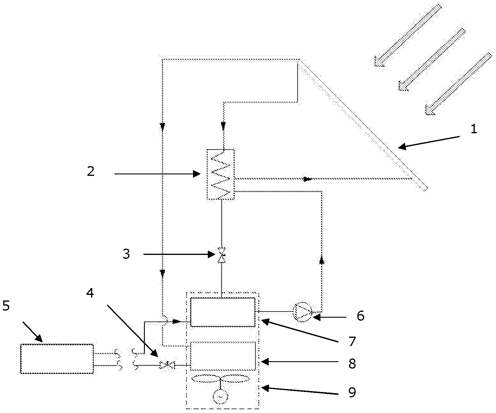 A method for chilling a building