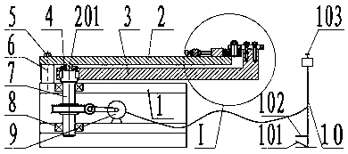 A special hoop bending machine for making high-speed rail box girder steel bars