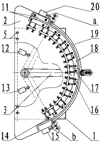 A special hoop bending machine for making high-speed rail box girder steel bars