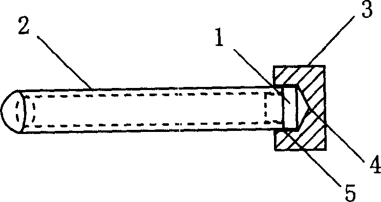 Process for soldering sealing chemiluminescent tube end