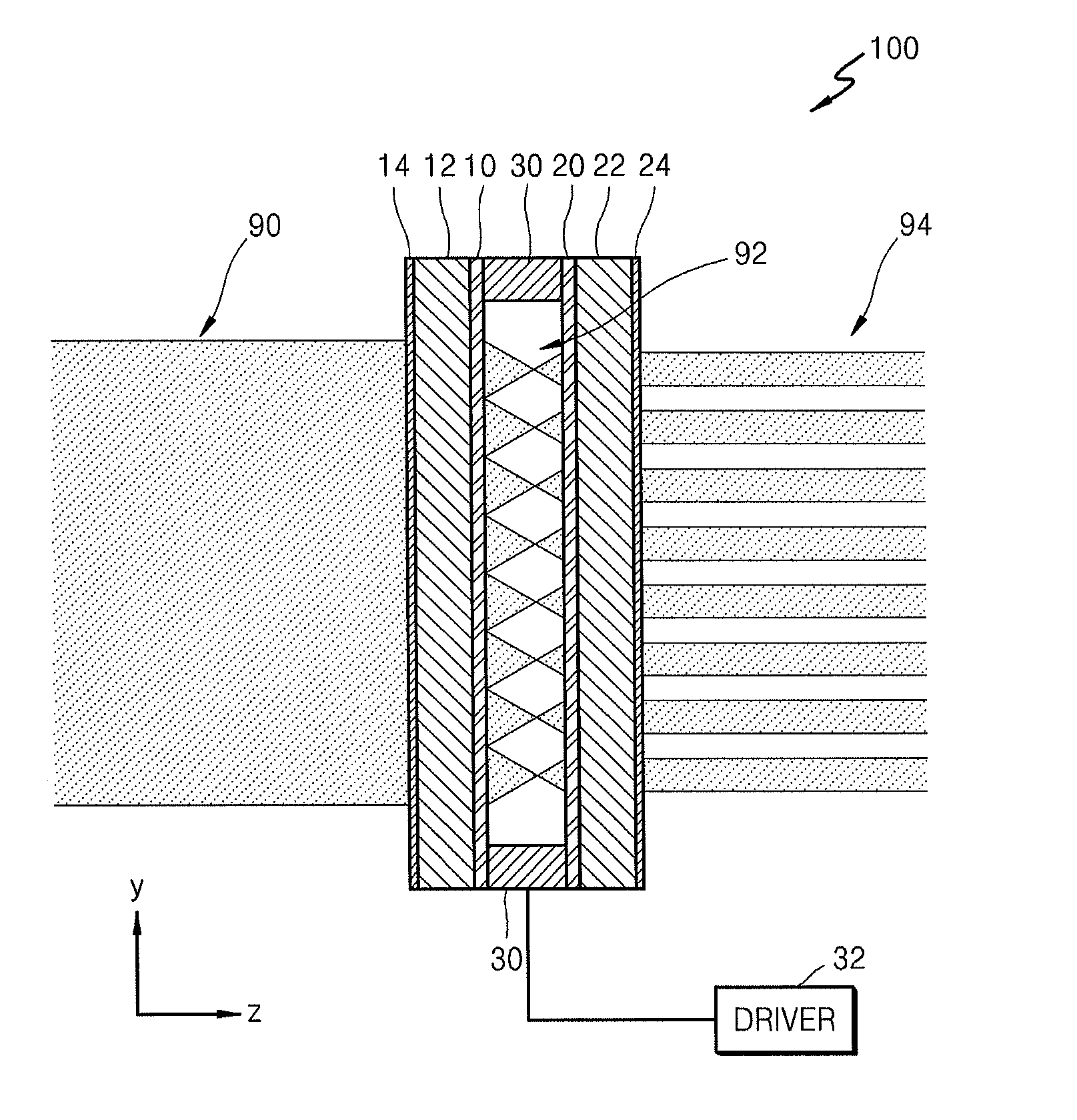 Optical device and exposure apparatus including the same