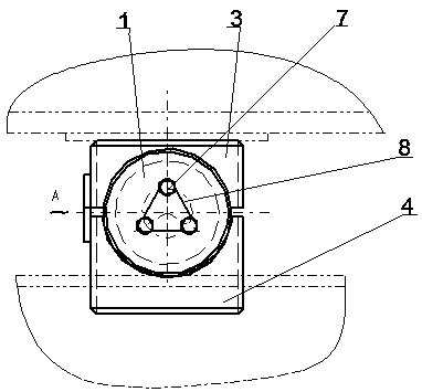 Hinging device for heavy loads