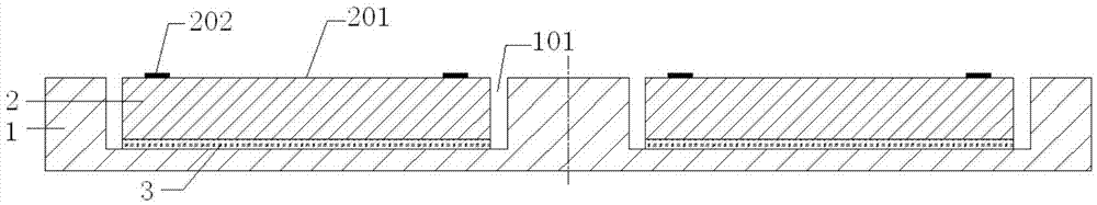 Fan-out package method of embedded silicon substrate