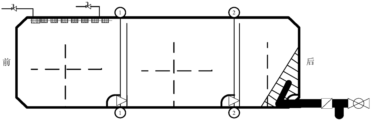 An integral compartment structure liquid propellant delivery device