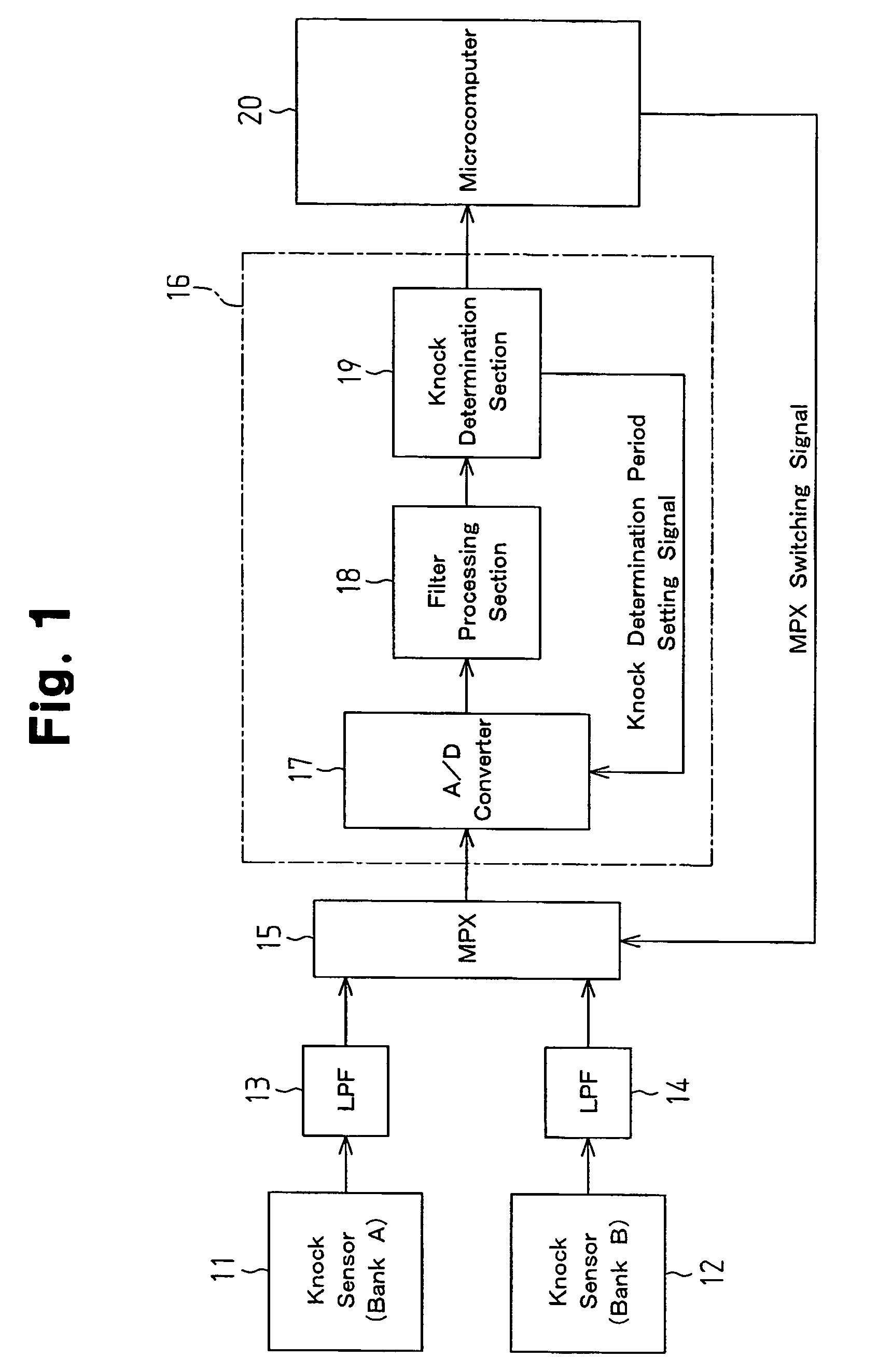 Knock detecting apparatus and method for internal combustion engine