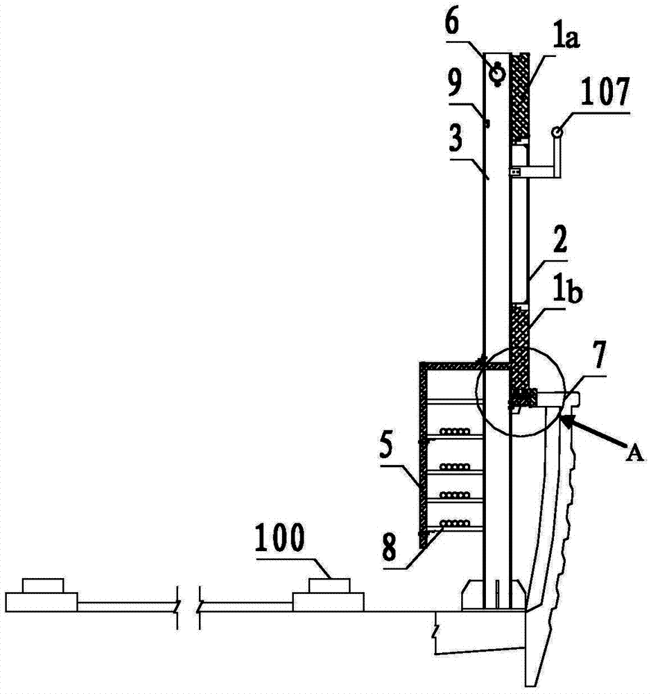 External-hanging sound barrier for rail transit