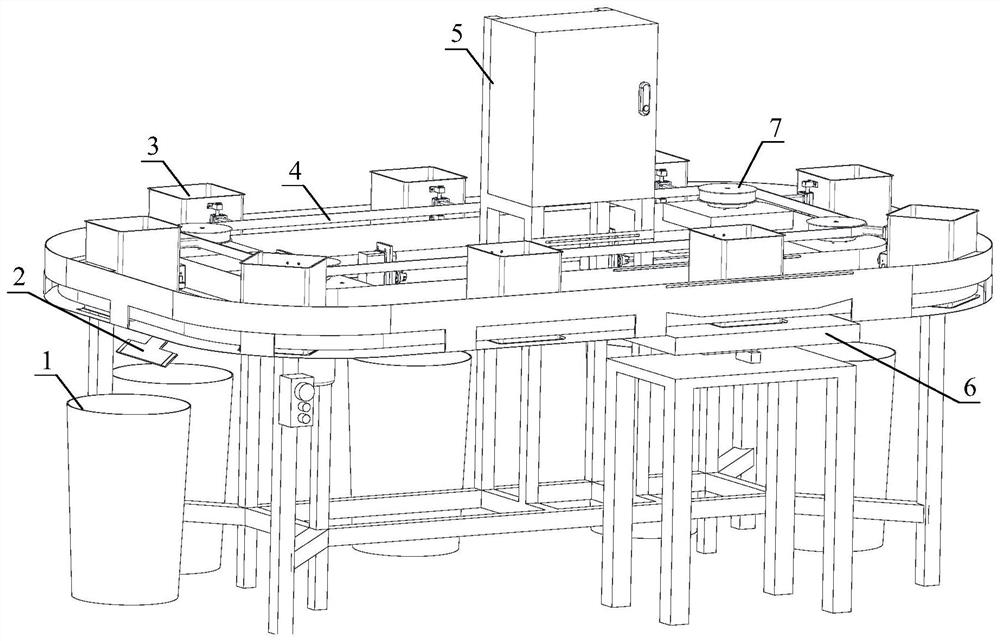 A kind of live fish weight sorting machine and grading sorting method