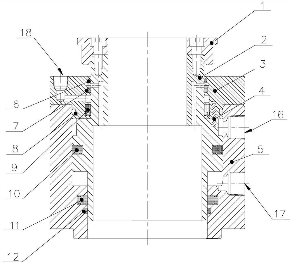 Tool change cylinder mechanism and tool change mechanism of machining center spindle