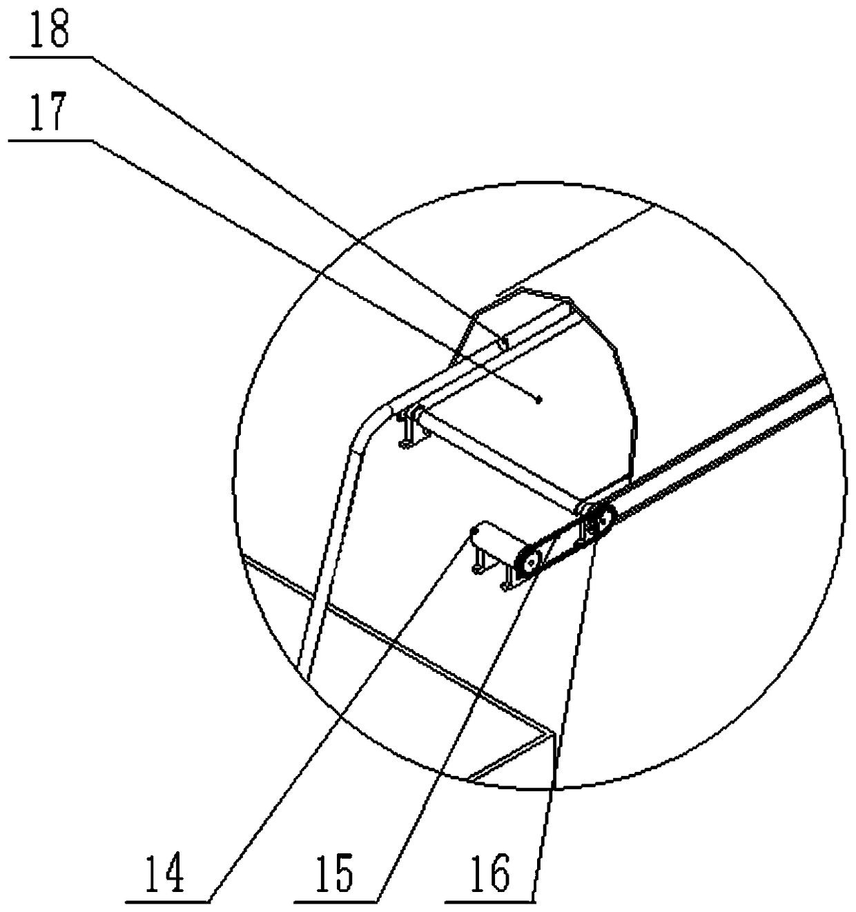 A garbage sorting and removal system