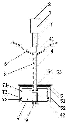 Water storage drop irrigation type lawn lamp