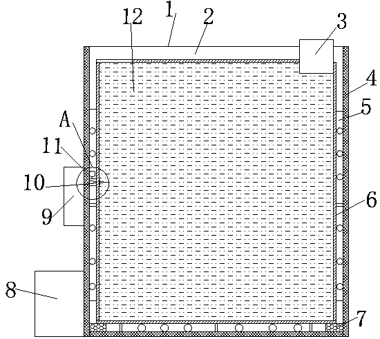 Oil barrel capable of being heated for temperature control