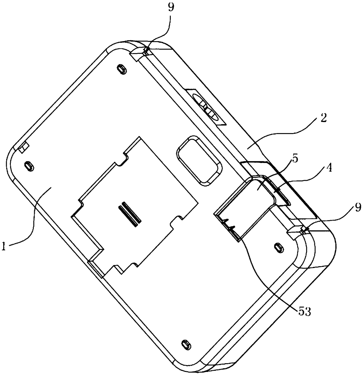 Electric energy meter display device