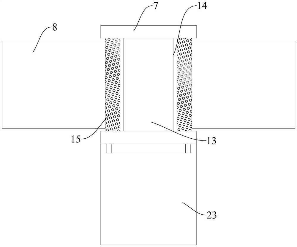 Material guiding and heating mechanism of a plate processing edge banding machine