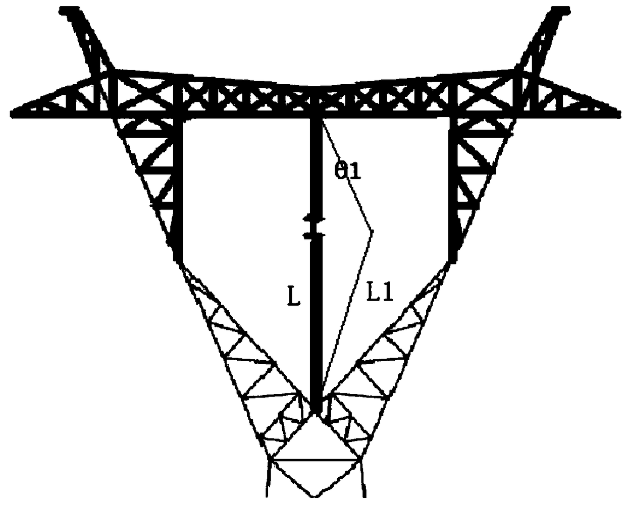 A retractable limit damper for power transmission lines