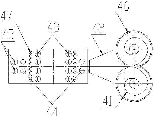 Automatic screen changing device for multiple layers of filter screens for PET plastic flat wire drawing machine