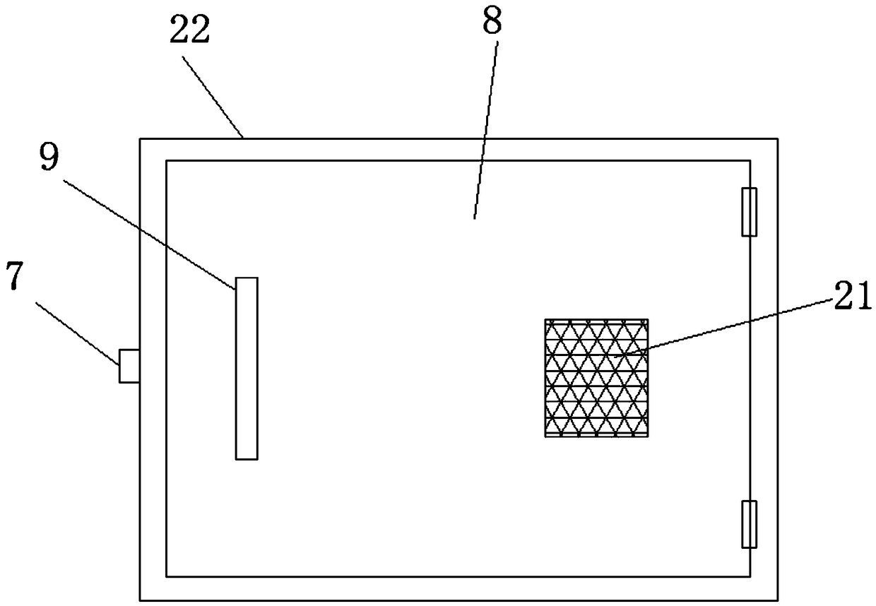 Computer placing rack with good vibration reducing performance for long-distance transport