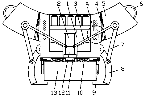 Medical surgical operation anesthetic coating device