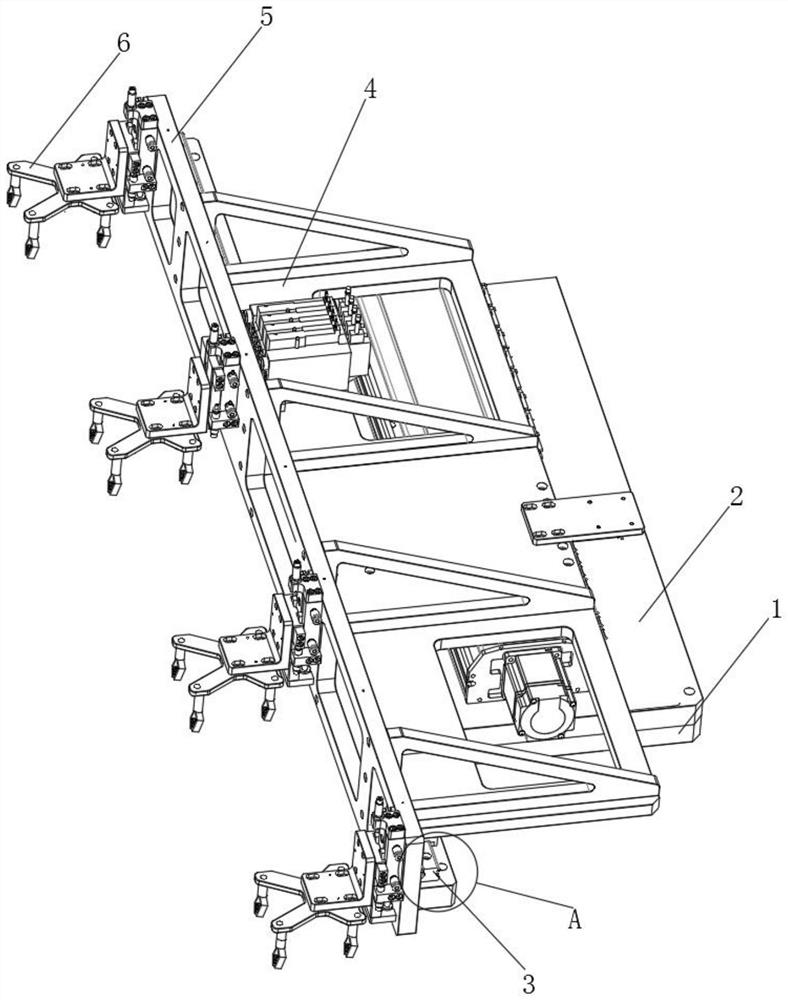 A clamping mechanism of a CNC machining center and a method of using the same