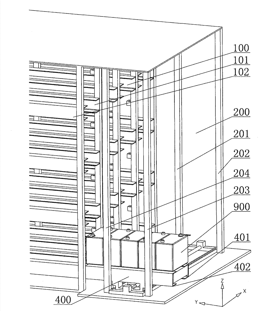 Storage conveying system and conveying method thereof