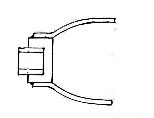 Pulling and plugging device of R pin needle of glass isolator