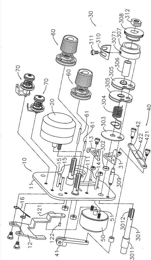 Stitching-starting thread-drawing device for automatic thread-cutting sewing machine