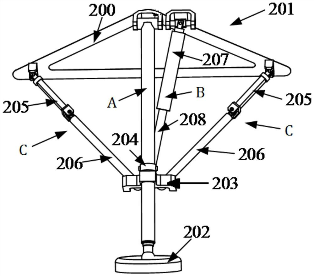 A Legged Patrolling Robot with Separate Landing and Walking Functions