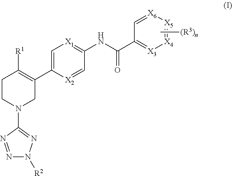 Tetrazolyl-tetrahydropyridine compounds for inflammation and immune-related uses
