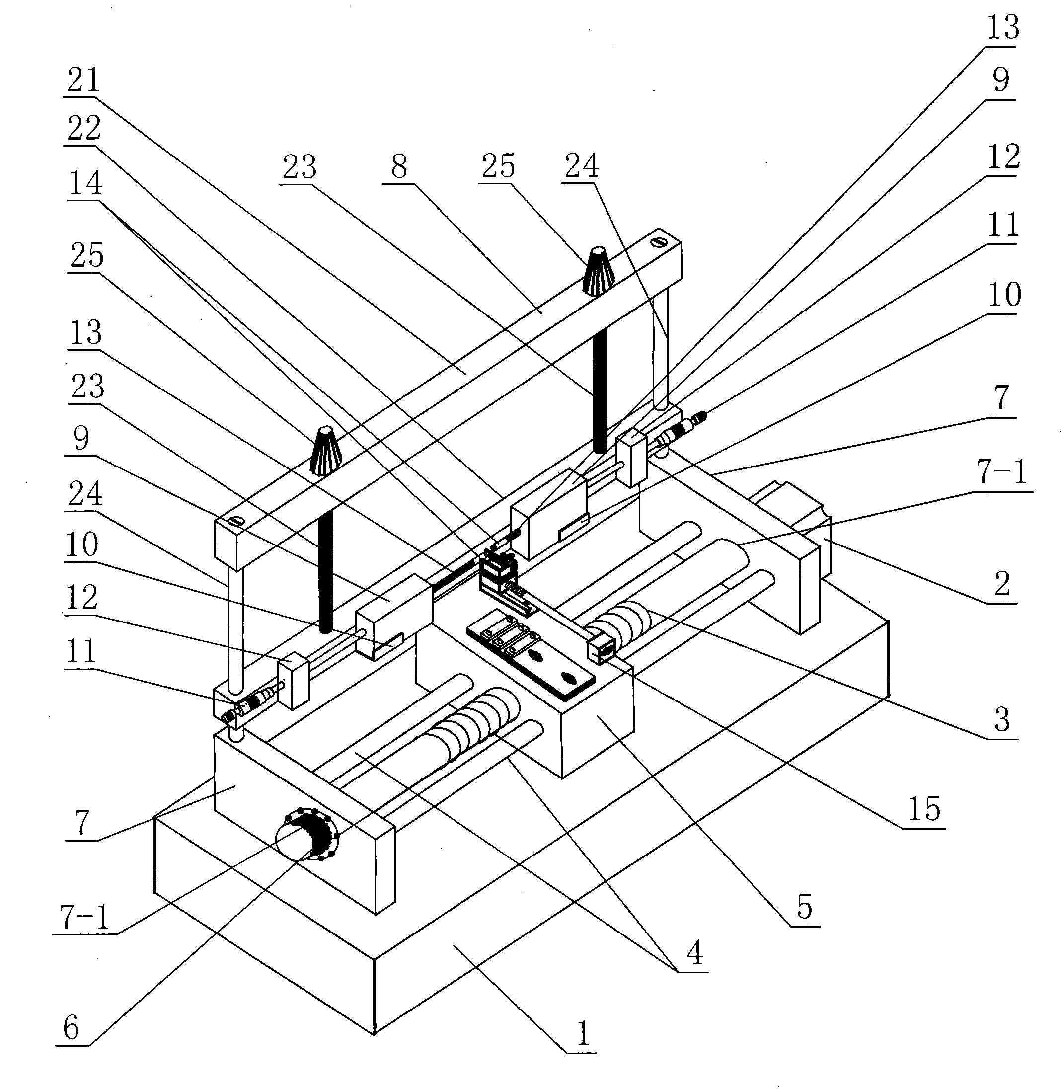 Adjustable-assembly parameter endurance testing device for electromagnetic relay