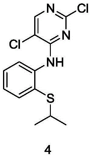 Method for preparing Ceritinib and intermediate compound of Ceritinib