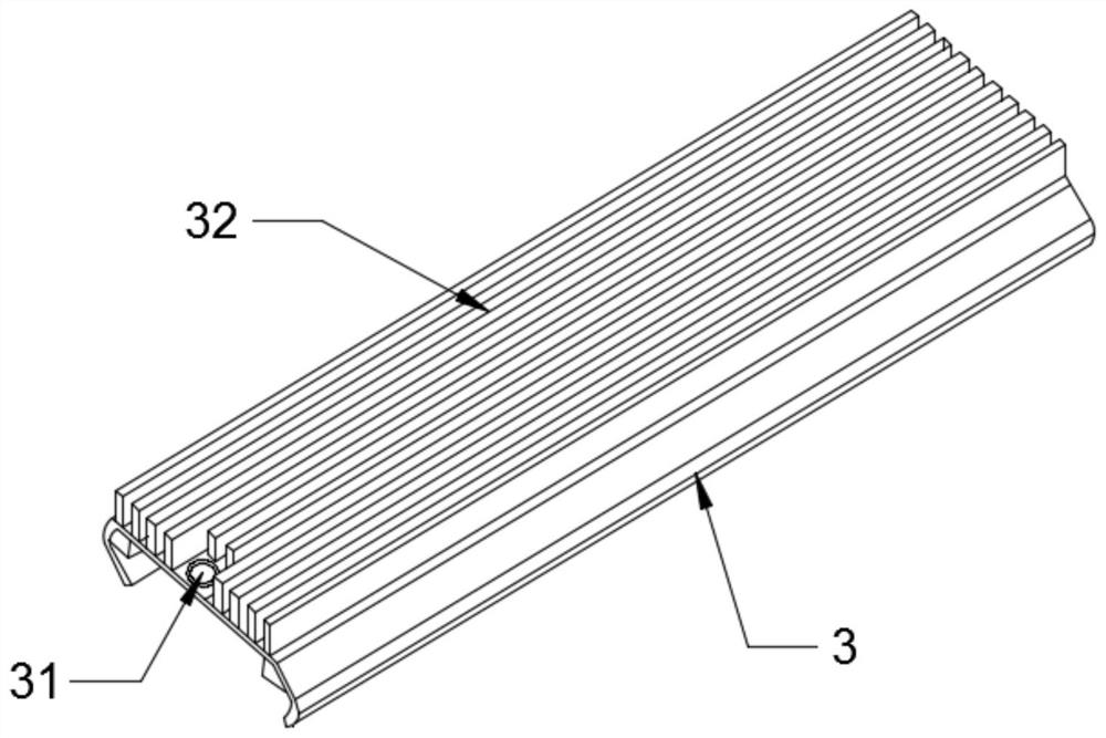 A protective fixing structure for computer hardware
