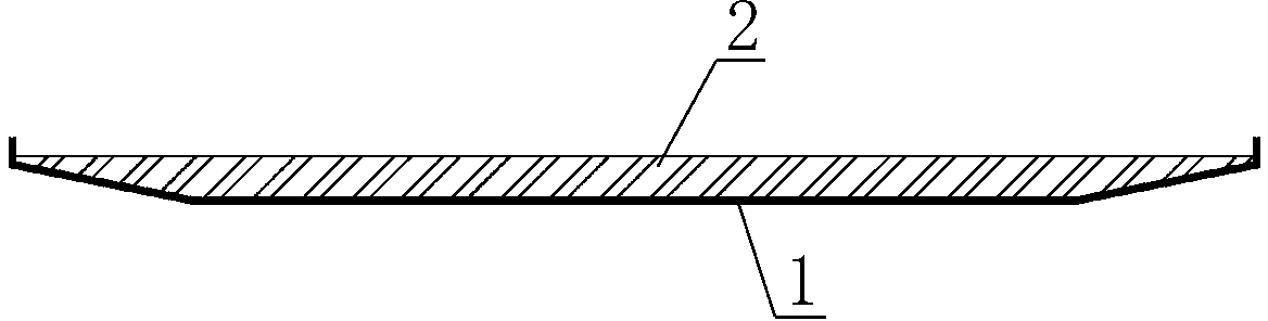 Small-radius arch ring construction method of arch bridge of continuous slab