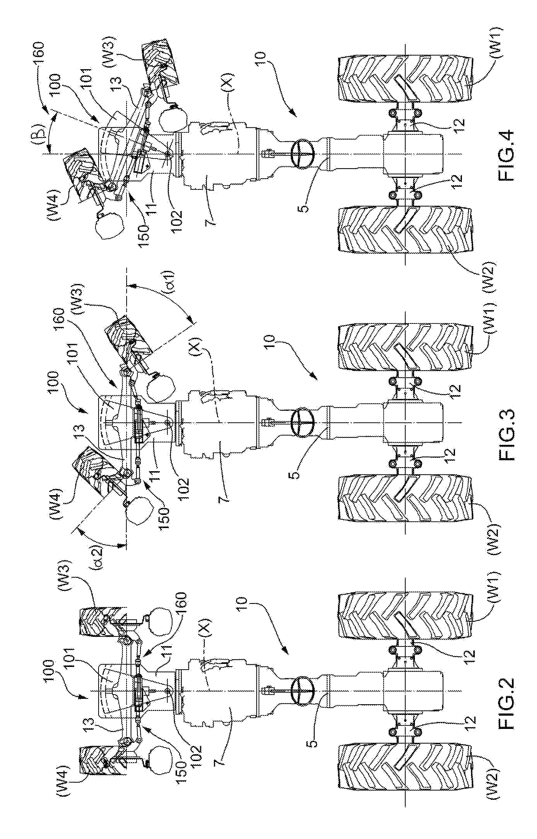 Steering system for motor vehicles, in particular for agricultural machines