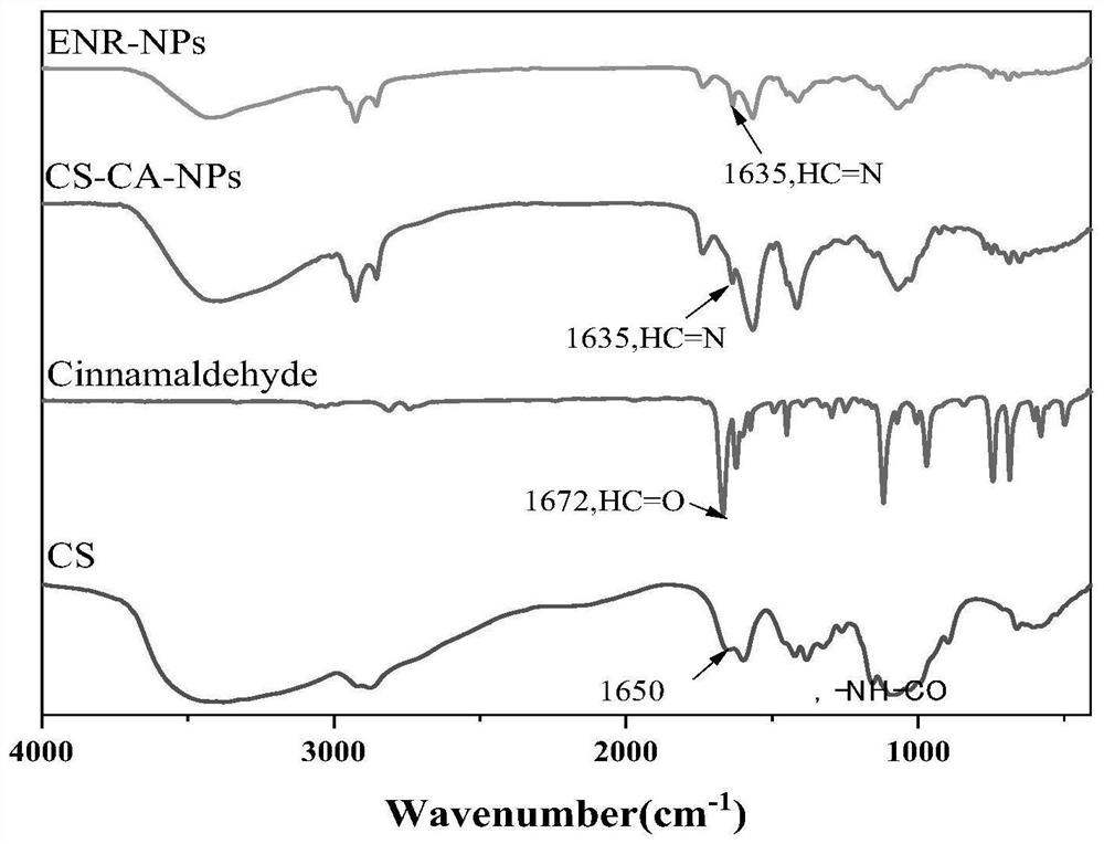 A kind of pH-responsive enrofloxacin nanoparticle and its preparation method and application