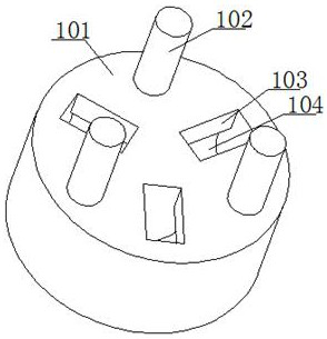 Centrifugal heavy metal waste treatment device for environmental protection