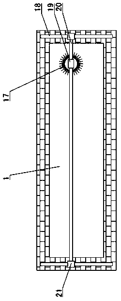 A flue cleaning system