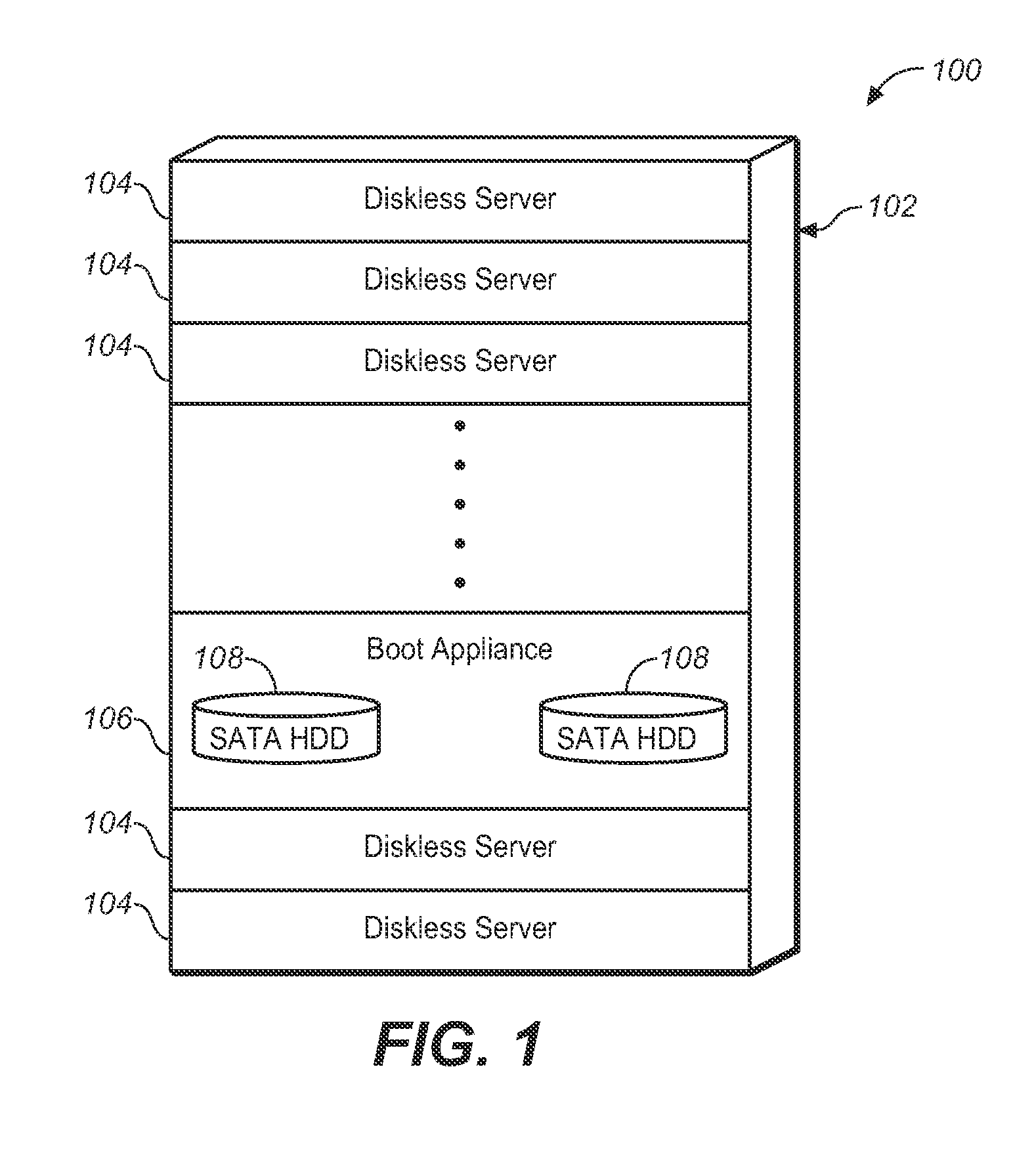 Method and apparatus for consolidating boot drives and improving reliability/availability/serviceability in high density server environments