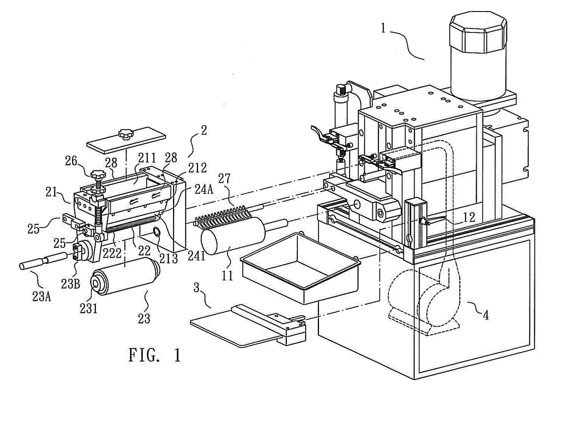 Adhesive Coating Device With Discharge Adjustment Mechanism