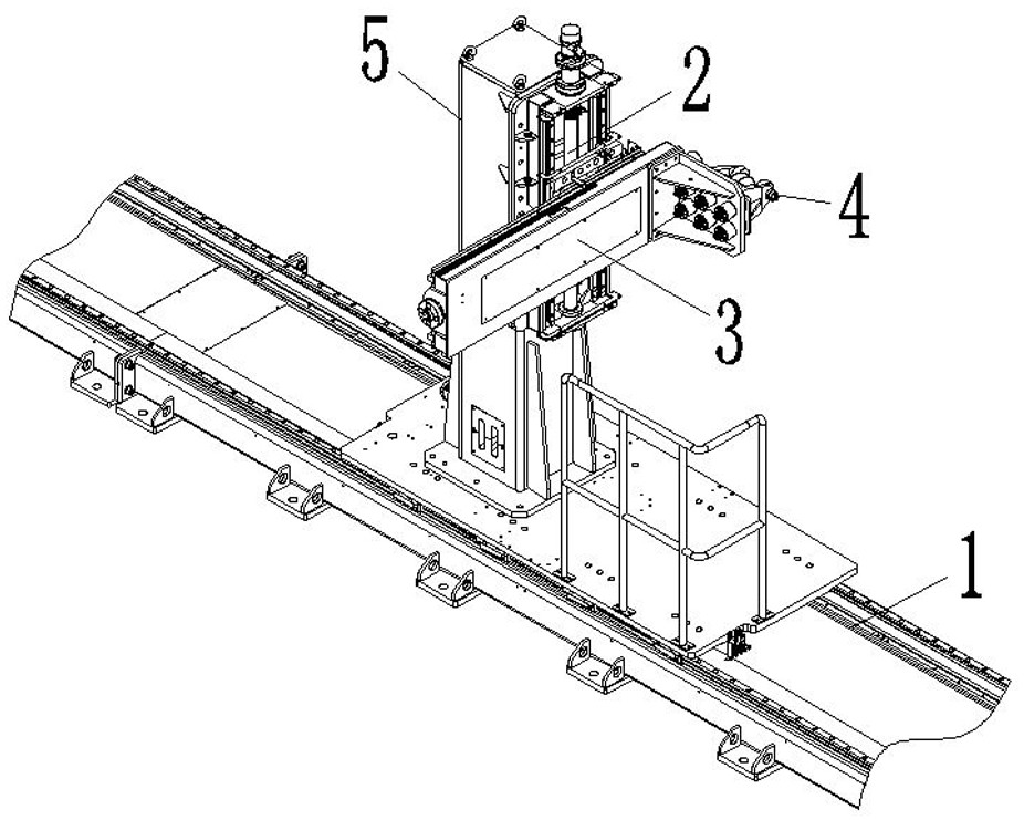 A device for eliminating the weld gap between the tank body and the annular rib plate