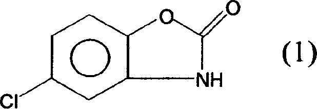 Preparation process of chlorazol thazone