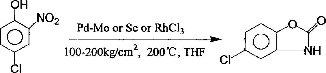 Preparation process of chlorazol thazone