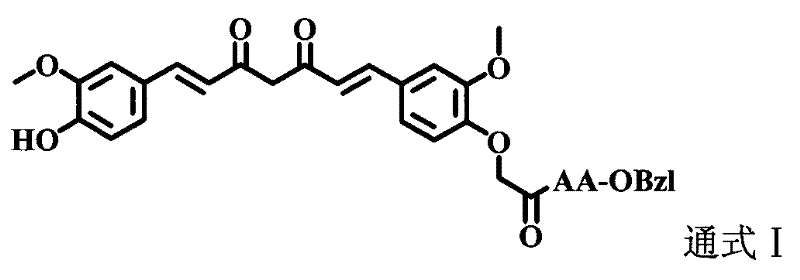 Amino acid modified curcumin, synthesis method thereof, and application thereof
